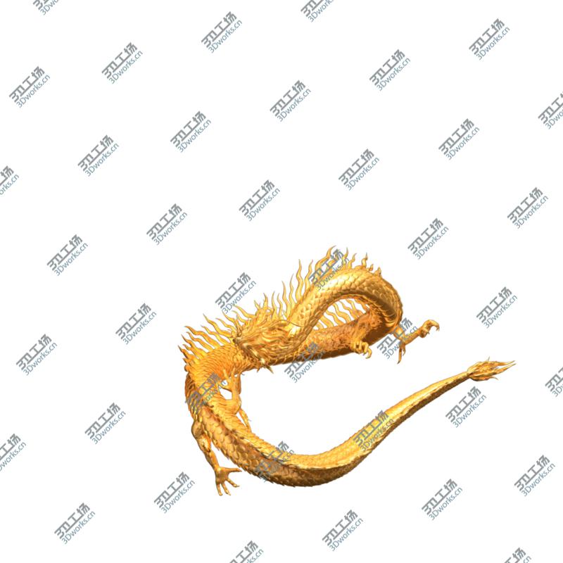 images/goods_img/20210113/3D Gold Dragon rigged  V3  HD model/4.jpg